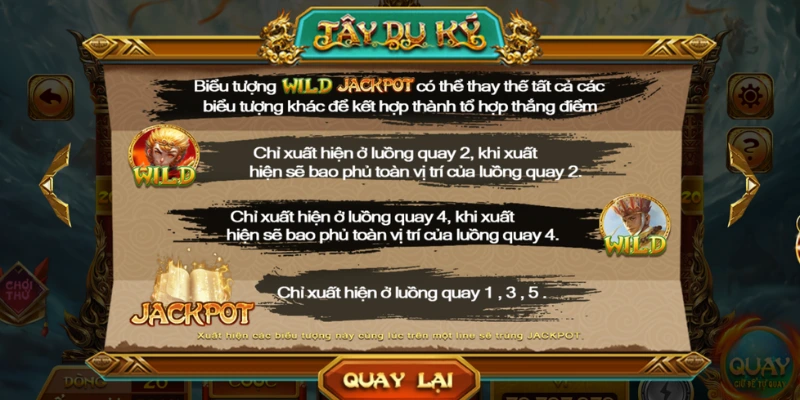 Nổ hũ Tây Du Ký - game slots với các biểu tượng huyền thoại